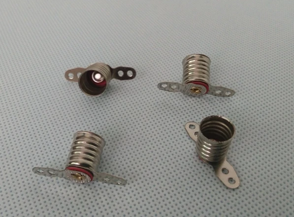 

UPS DHL FEDEX Free 5000pcs Brass E10 Lamp Bases For Light Bulb