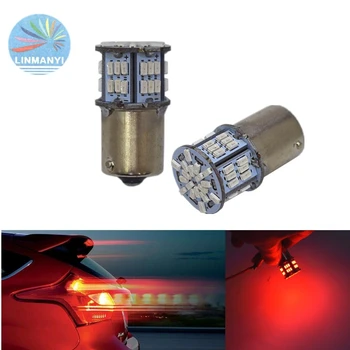 

2PCS P21W S25 BA15S 1156 3014 54SMD 972LM Car Led Highlighted Turn Signals Lights Reverse Lights Brack Lights taillight Red 12V