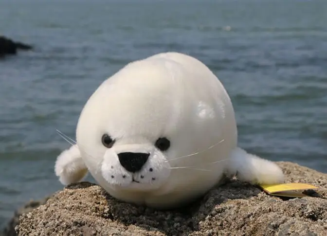 Boneka Mewah 38 Cm Putih Segel Mainan Mewah Kualitas Barang Lembut