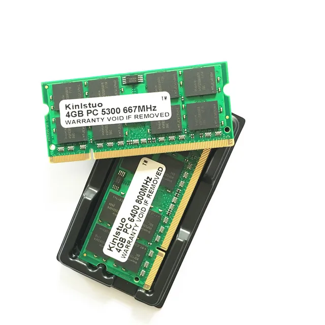 Best Offers ddr2 ram 4gb 667 pc2 5300mhz so-dimm notebook, memoria ram ddr2 800-6400mhz  533-4200mhz sdram 200PIN 
