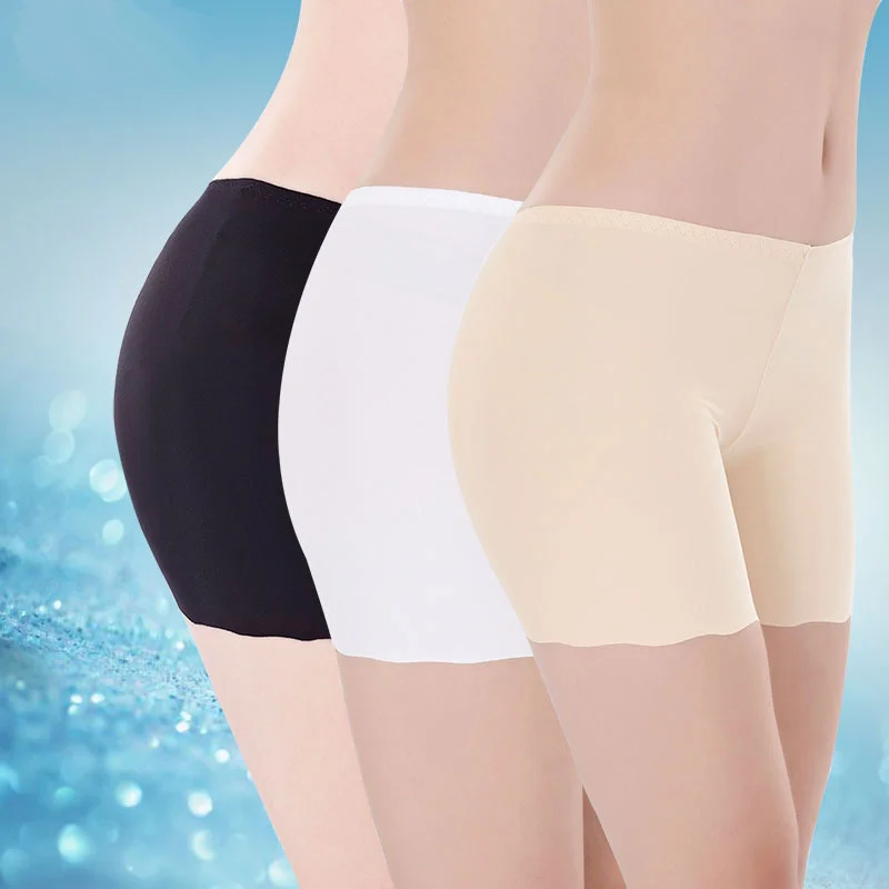 

New Summer High Waist Safety Short Pants Underwear Cottton Women Boxer Briefs Boyshorts Sexy Women's Boyshorts Panties for Lady