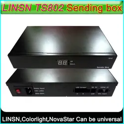 Linsn TS802 отправки карты светодиодный дисплей контроллера внешний отправки, Поддержка novastar COLORLIGHT отправки карты, Поддержка яркость