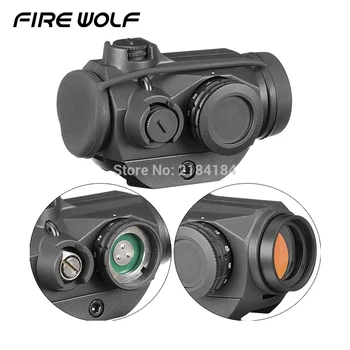 

Fire Wolf 1x20 Red Dot Sight Durable Structure Parallex Free With 5.56/7.62 Recoil For Hunting Ak 47 Scope Mounts Accessories