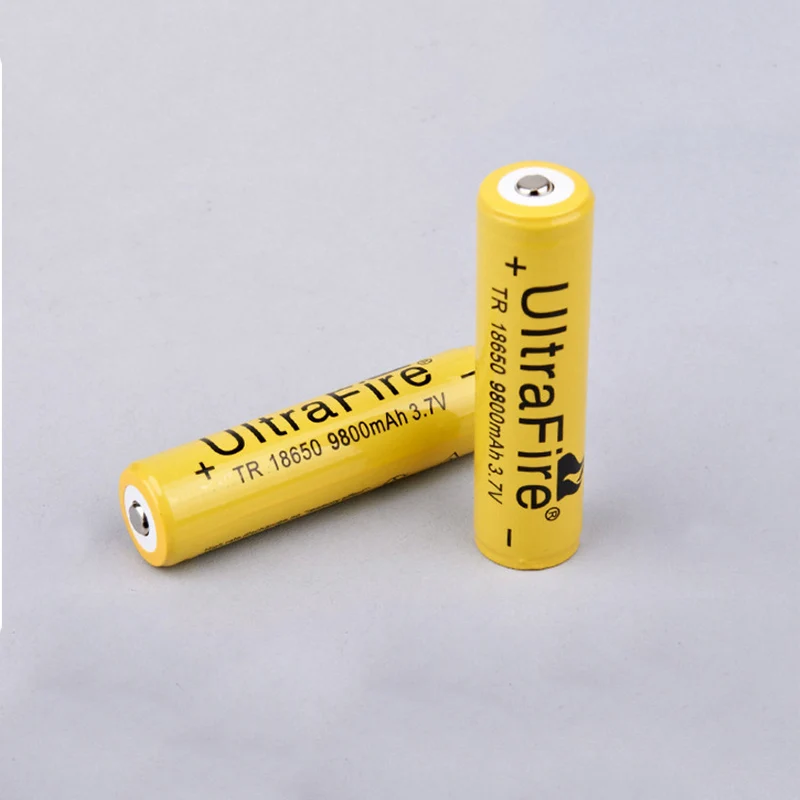 New Original 18650 battery 3.7 v 9800 mah lithium battery Rechargeable Battery(No PCB) For flashlight batteries