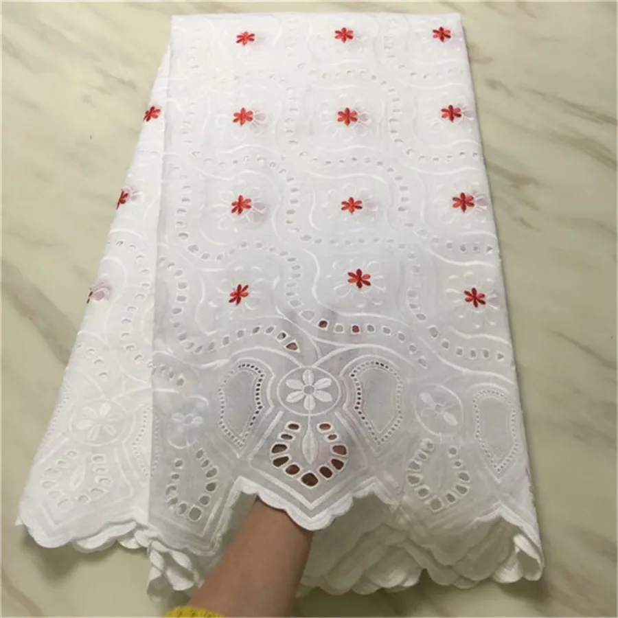 

Nigerian lace fabric 2019 high quality lace african cotton dry lace fabric swiss voile lace in switzerland 5yards/lot2019