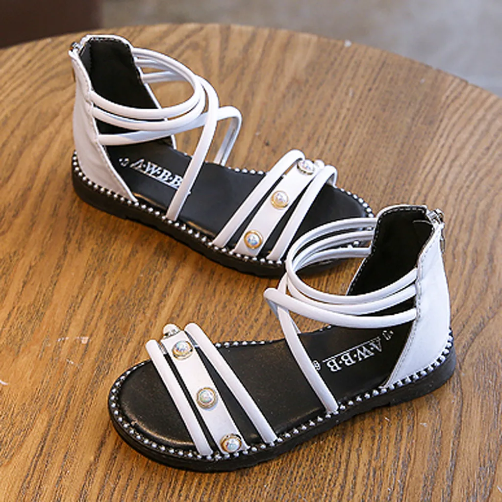 Сандалии для девочек; модная римская обувь для маленьких детей; Летние повседневные сандалии для мальчиков и девочек; обувь для малышей; кроссовки; Прямая поставка