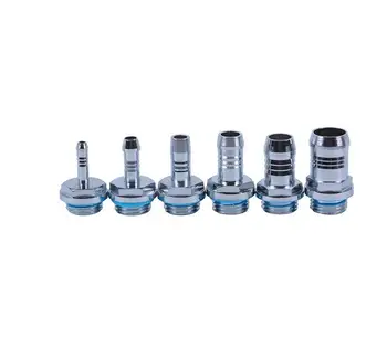 

1000pcs/lot Water Cooling Two-Touch Fitting G1/4 Thread Barb Connector for Tube Barb Fitting for Turbing