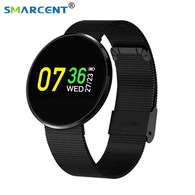 Ultra Thin Smart Bracelet HD colorful oled Screen Waterproof Sports Pedometer Calories Fitness Tracker Heart Rate Monitor Watch