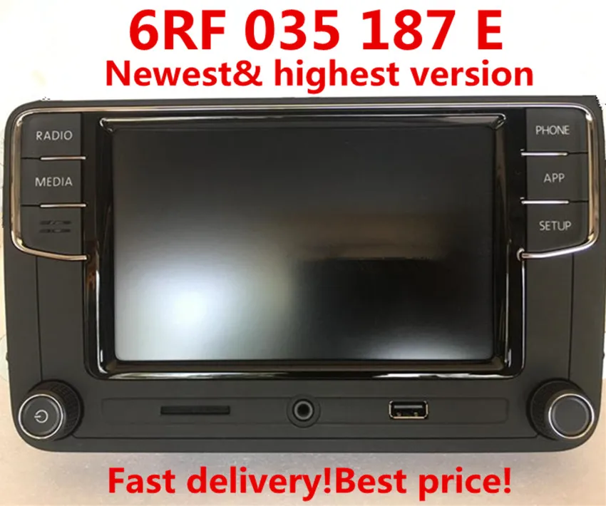 Android Auto R340G RCD330G Plus Radio For VW Tiguan Golf 5 6 MK5 MK6 Passat Polo 6RF 035 187 E RCD510 RCN210 | Автомобили и