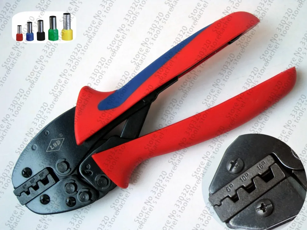 Cable sleeve plier for ferrules 6 16mm2,cable end sleeves crimping