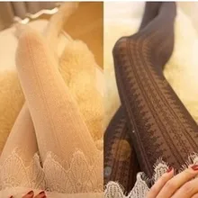 Сексуальные модные женские чулки в винтажном стиле, кружевные ажурные чулки для женщин