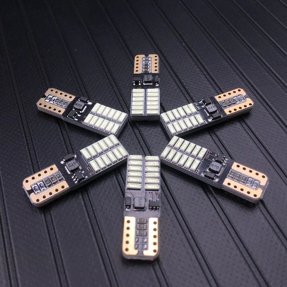6x T10 4014 24SMD W204 автомобильный сигнальный задний запасной светодиодный светильник