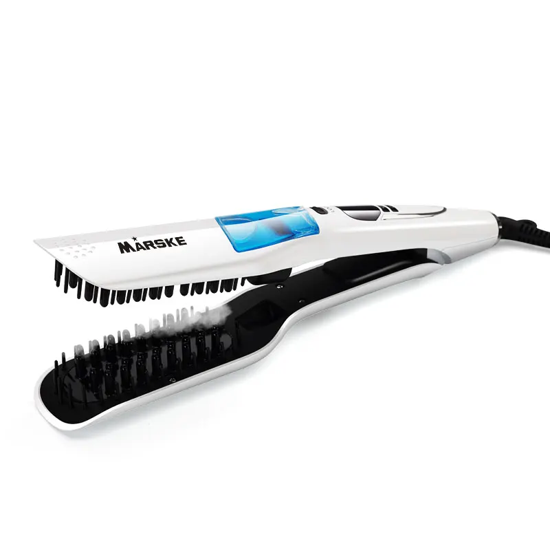 

Steam Comb Straightening Hair Irons Automatic Straight Hair Brush Temperature Display Electric Fast Hair Straightener Tools