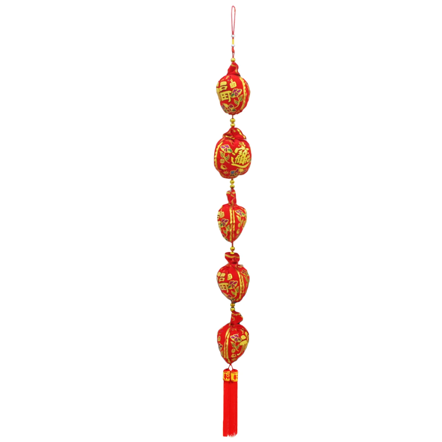 Behogar 122 см китайский новый год Весенний фестиваль Lucky сумка строка висит украшение орнамент для дома торговый центр Ресторан офис