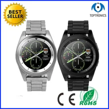 Горячие нержавеющие стальные «Умные» часы saat с Push Message Bluetooth подключение Android ios телефоны монитор сердечного ритма