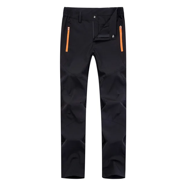 WindTaste летние мужские быстросохнущие брюки для улицы, водонепроницаемые походные брюки для кемпинга, походов, рыбалки, альпинизма, мужские спортивные брюки KA044 - Цвет: Men Black