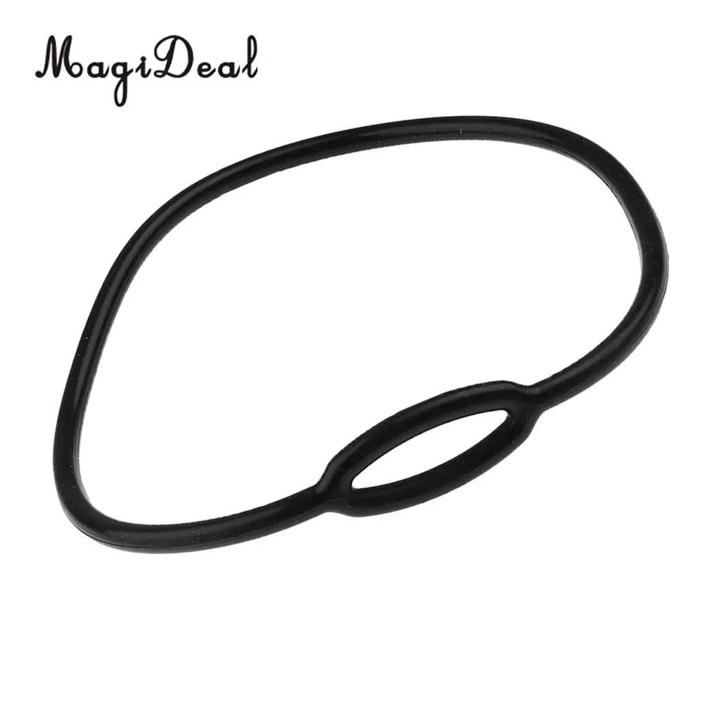 MagiDeal Scuba Diving Dive Silicone Regulator Necklace Holder Accessories 72cm Yellow/62cm Black
