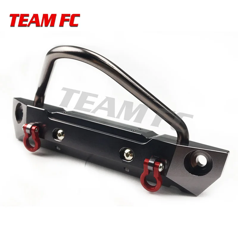 

TeamFc SCX10 Metal Front Bumpers With Shackles For 1/10 RC Jeep Wrangler Crawler 90046 90047 F52