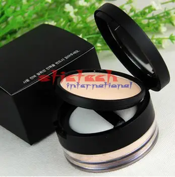 

by dhl 50 pcs 2 in 1 Compact Powder Loose Powder Foundation Makeup Matte Finishing Makeup Base SPF 25