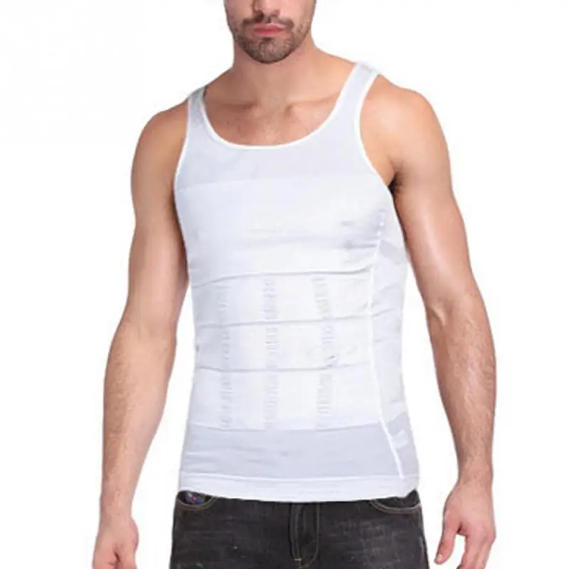

Men Body Slimming Fitness Shirt Belly body Shaper Underwear Shapewear Waist Girdle male tights straitjacket corsetry tank