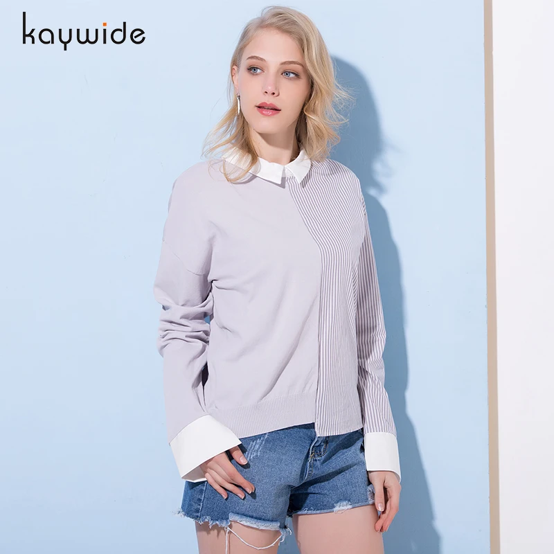 Garemay Women Polka Dot blouse Shirt Long Sleeve Spring