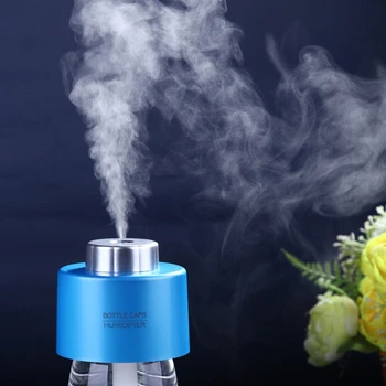

2017 With Bottle With Light Usb Water Cap Humidifier Office Air Diffuser Aroma Mist Maker Absorbent Filter Sticks For 5v