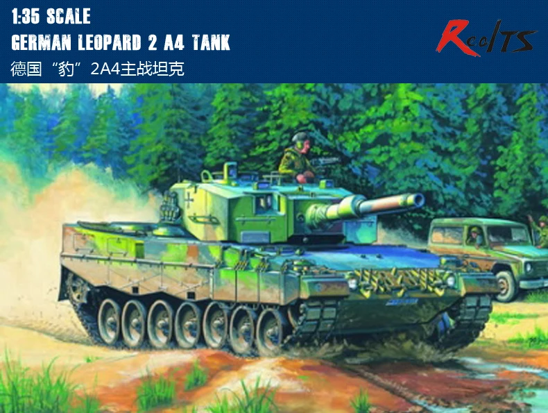 RealTS HobbyBoss модель 1/35 масштаб военные модели#82401 немецкий леопард 2 A4 Танк пластиковая модель комплект