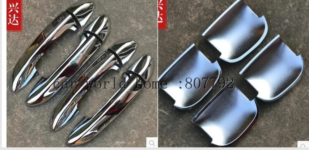 

For VW PASSAT B6 3C CC 2006 2007 2008 2009 2010 New Chrome Car Door Handle Cover + Cup Bowl Cover Trim 12 pcs Drop Shipping