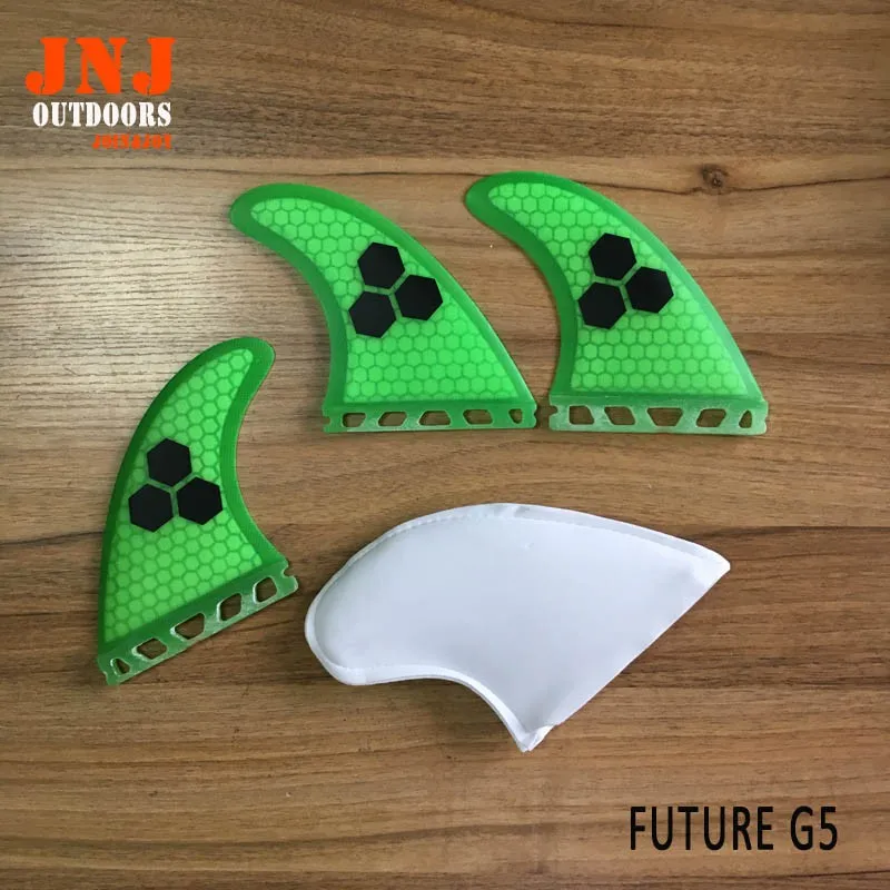 Бесплатная доставка стекловолокна зеленое будущее м G5 плавники плавник для серфинга, future Tri-set