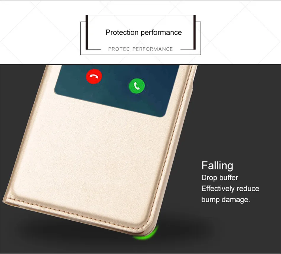 For Xiaomi Redmi 4X 4A Note 4 4X Smart Quick View Open Window Flip PU Leather Cover Case Shock-proof Stand Matte Retro Phone Bga (5)