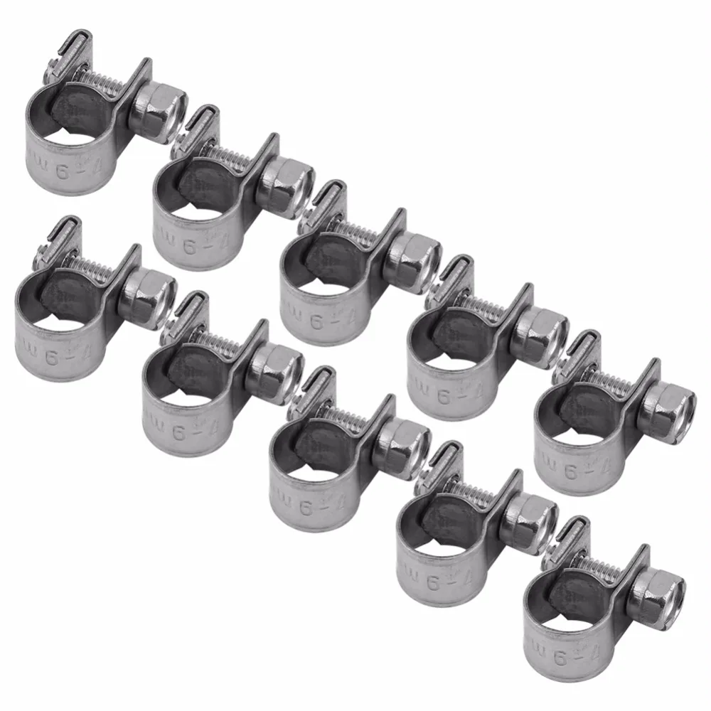 10 шт. зажимы для шлангов из нержавеющей стали 6 20 мм|hose pipe clamps|steel hose clampstainless steel clamp |