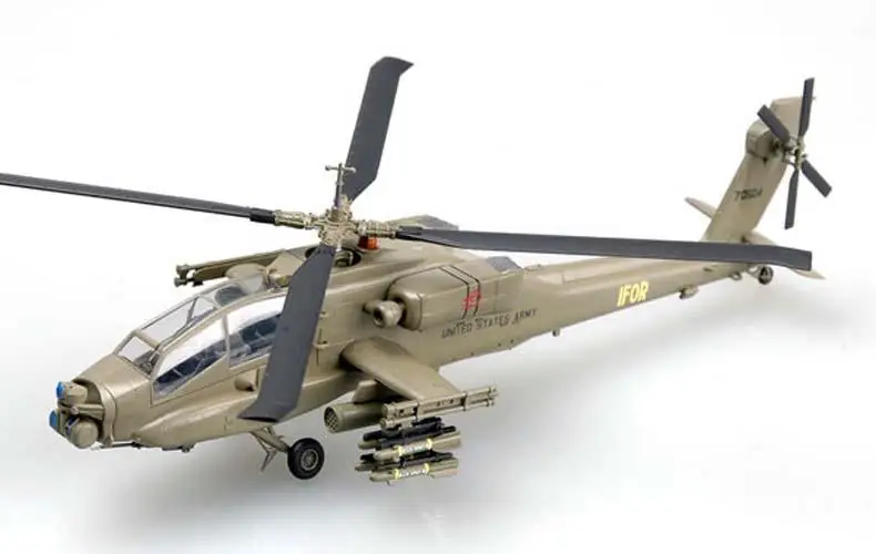 США Ач 64 Apache атака вертолет 1/72 самолет IFOR Боснию 1996 легкая модель| |