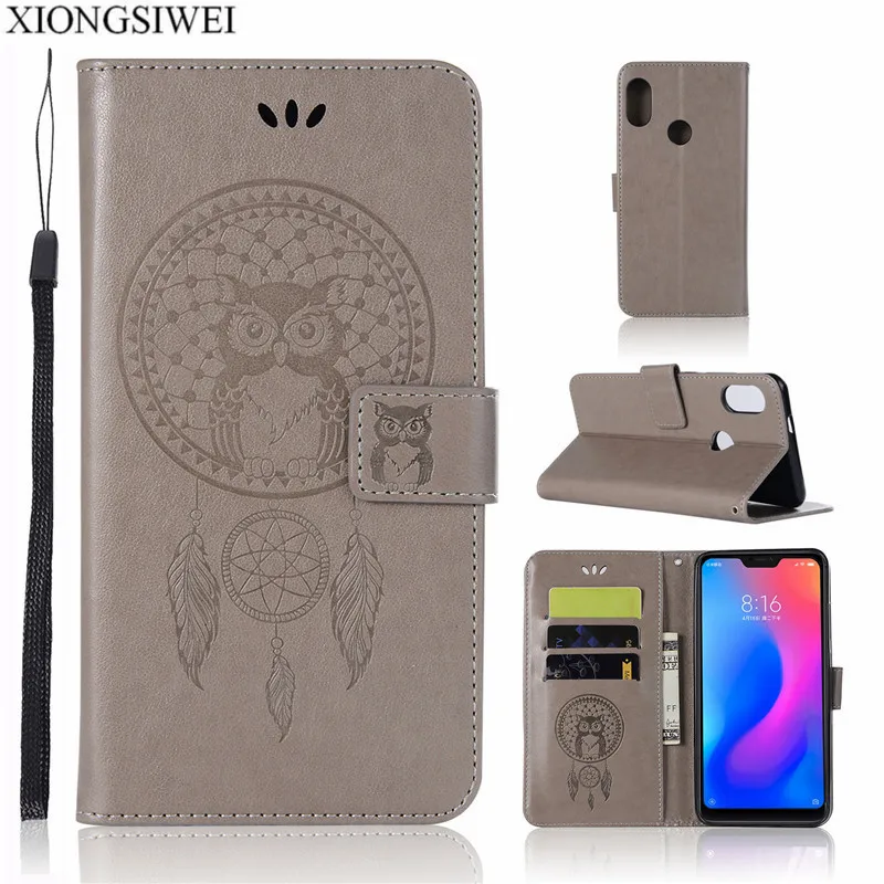 Xiaomi Mi A2 Lite Case Flip 5.84 PU Leather Phone For Global Version MiA2 A2Lite MiA2Lite Cover | Мобильные телефоны и