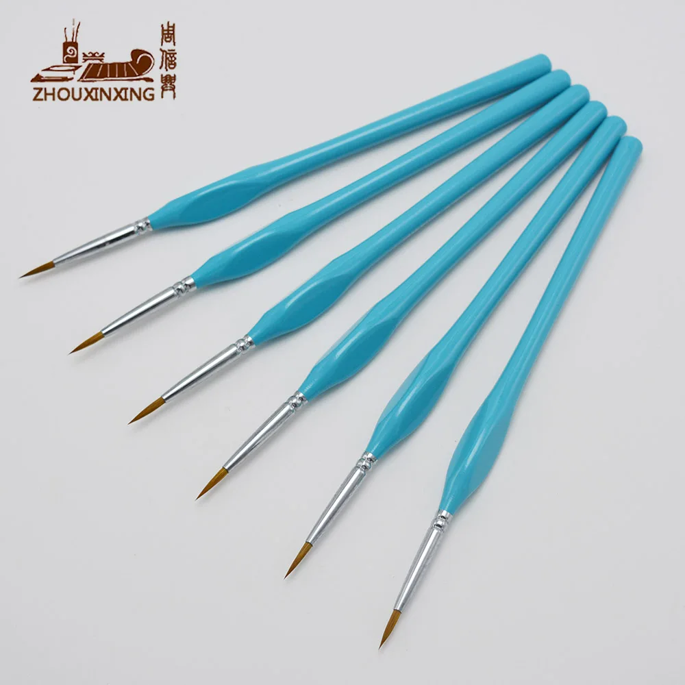 Weasel Hair Miniature Hook Line Paint Brushes 1 Piece Artist Gouache