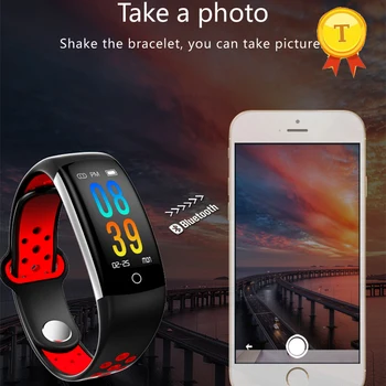 

beautiful Wristband Blood Pressure Watch Blood Oxygen Heart Rate Monitor Pedometer IP68 Waterproof remote camera Smart Bracelet