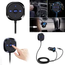 Беспроводной Bluetooth музыкальный приемник 3,5 мм Автомобильный адаптер Громкая связь автомобильный AUX Динамик для автомобиля Музыка Аудио MP3 плеер для телефонов