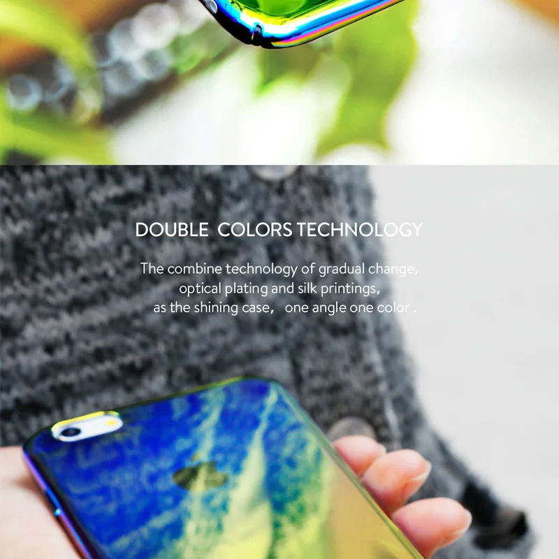 Baseus Luxury Glaze Cases For Apple iPhone 6s 6 Case 360 Full Protection Cover Case For iPhone 7 8 6 Plus Phone Cases (5)