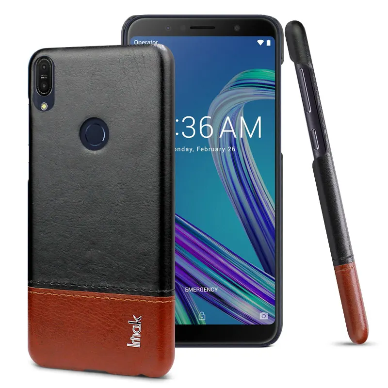 Imak Роскошный чехол Ruiyi для Asus Zenfone Max Pro M1 чехол ZB601KL ZB602KL чехол тонкая задняя крышка для телефона оболочка coque бизнес-Чехлы