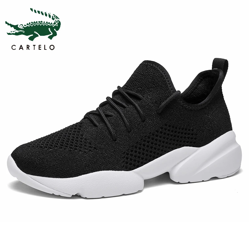 

CARTELO Women Shoes Summer Breathable Sneakers Women Treainers Knitted Vulcanized Shoes