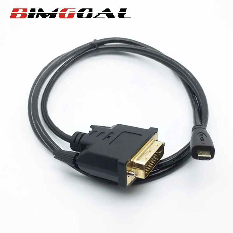 Высокоскоростной микро HDMI дви кабель DVI-D 24+ 1 кабель штекер к разъём HDMI папа dvi кабель для