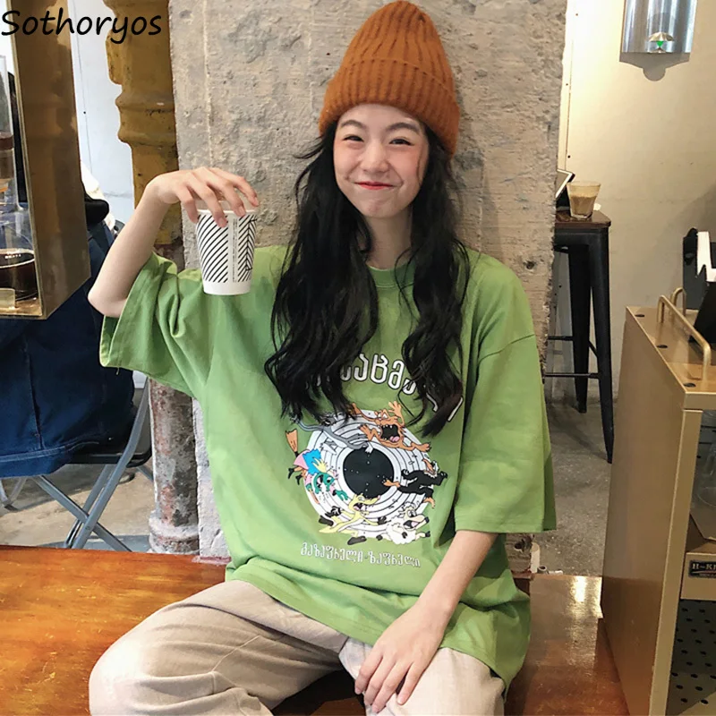 

T-shirts Women Half Sleeve Long Loose Couple Clothes Unisex T Shirt Womens Leisure Trendy All-match Korean Style Simple Tee Tops