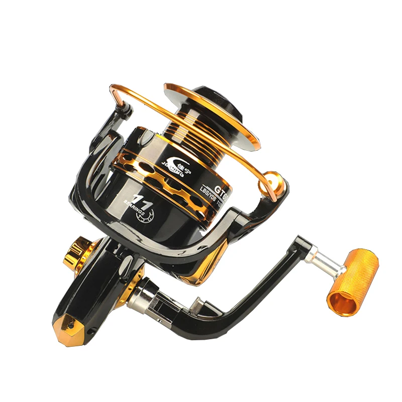 New High quality 1000 700012 Shaft Fishing Reel Aluminum Alloy Fishing Reel 5.5;1 Rotary Reel