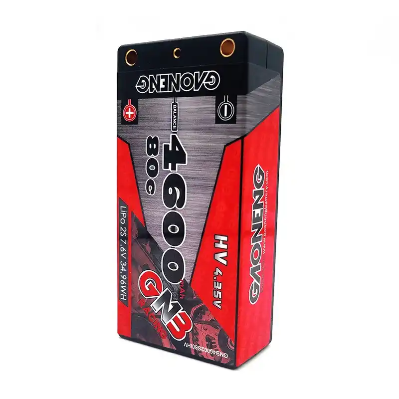 2018 новые gaoneng ГНБ 7.6 В 4600 мАч 80c hv4.35 34.96wh lipo Батарея T штекер для RC Игрушечные лошадки