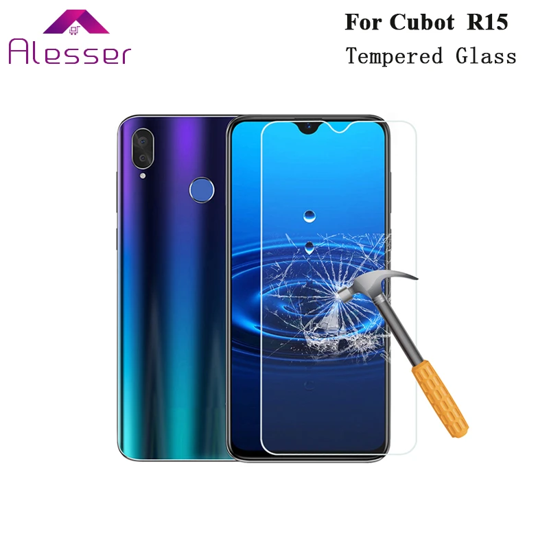 

Alesser For Cubot R15 Tempered Glass Premium Film Scratch-proof 9H Protective Steel Film For Cubot R15 Phone Accessories