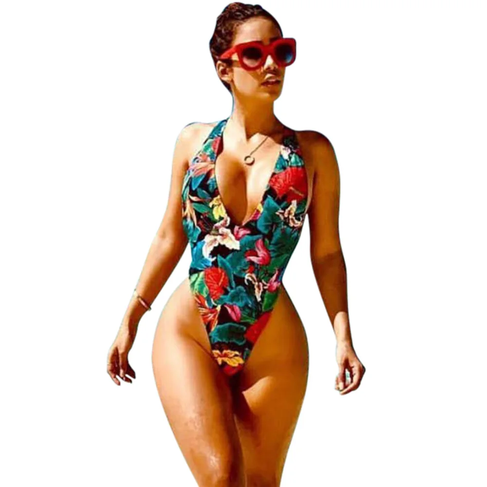 Sexy Print Backless Bodysuit Women Sleeveless Summer Beachwear Hot Bodysuits Deep V-Neck Cross Slim bandage cami Bodysuit Sexy Print Backless Bodysuit Women Sleeveless Summer Beachwear Hot Bodysuits Deep V-Neck Cross Slim bandage cami Bodysuit