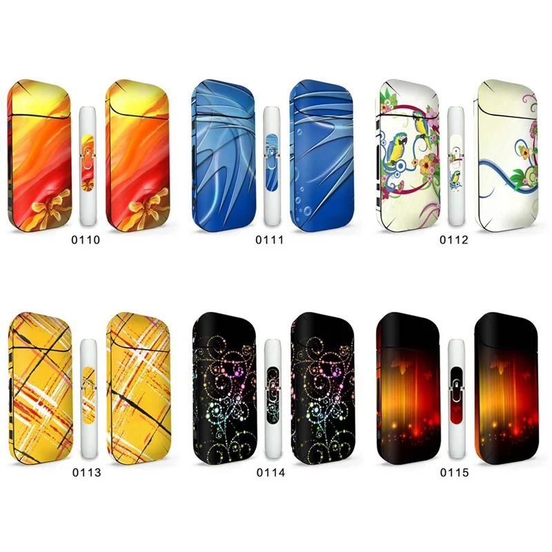 

Colorful Sticker 12 Colors Cool Design Protective Sticker Sticker Skin Cover Sleeve Sticker For IQOS For IQOS 2.4 Plus