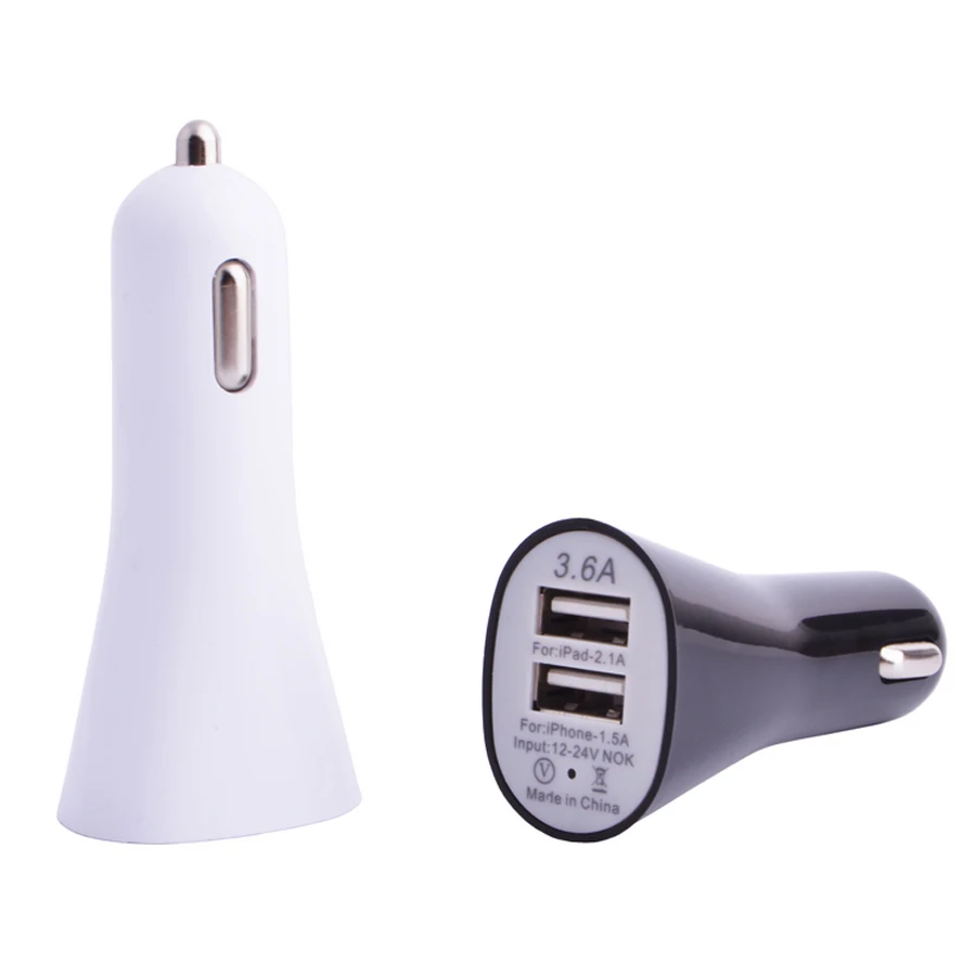 SUMPK 5V 2 1 Amp портами зарядное устройство для автомобиля с двумя USB адаптера