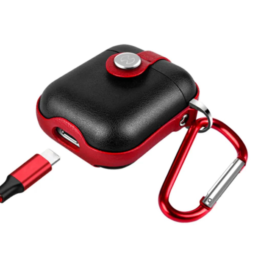 100PCS Wireless Bluetooth Earphone Case Earphone Leather