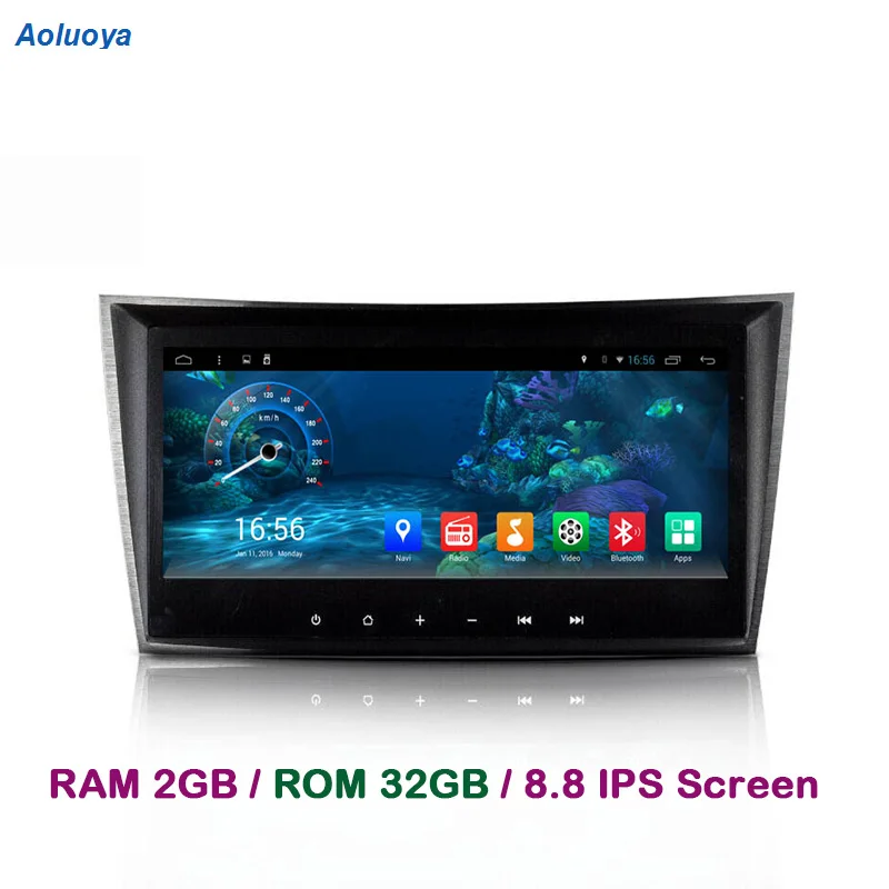 Aoluoya RAM 2G Android 7 1 автомобильный DVD GPS плеер для Mercedes BENZ E Class W211 E200 E220 CLS W219 CLS350 CLS500 CLK W209