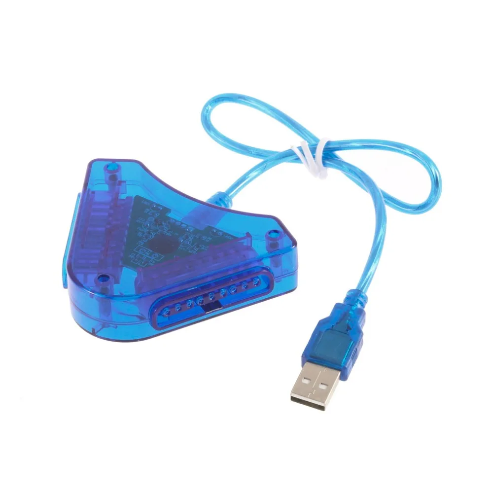 Игровой USB двойной плеер конвертер Кабель-адаптер Joypad для PS2 Привлекательный двойной для Playstation 2 PC игровой контроллер USB